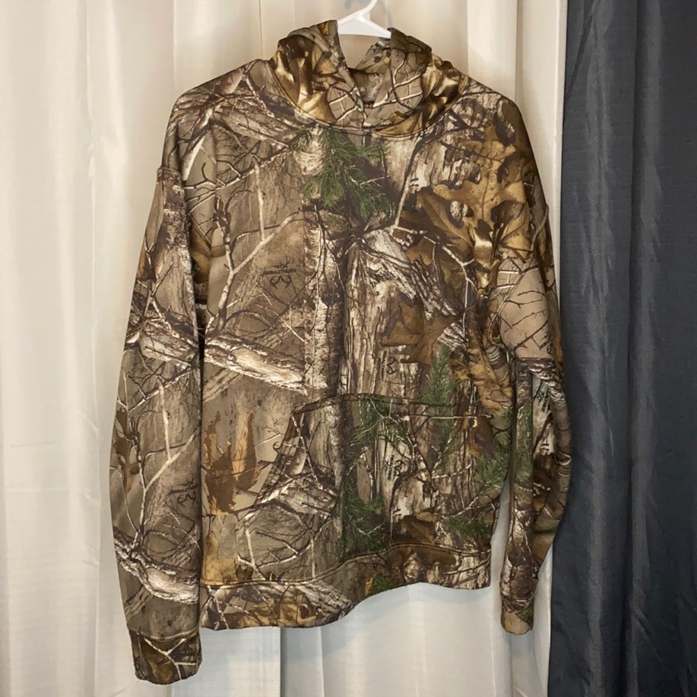 Camo hoodie real tree